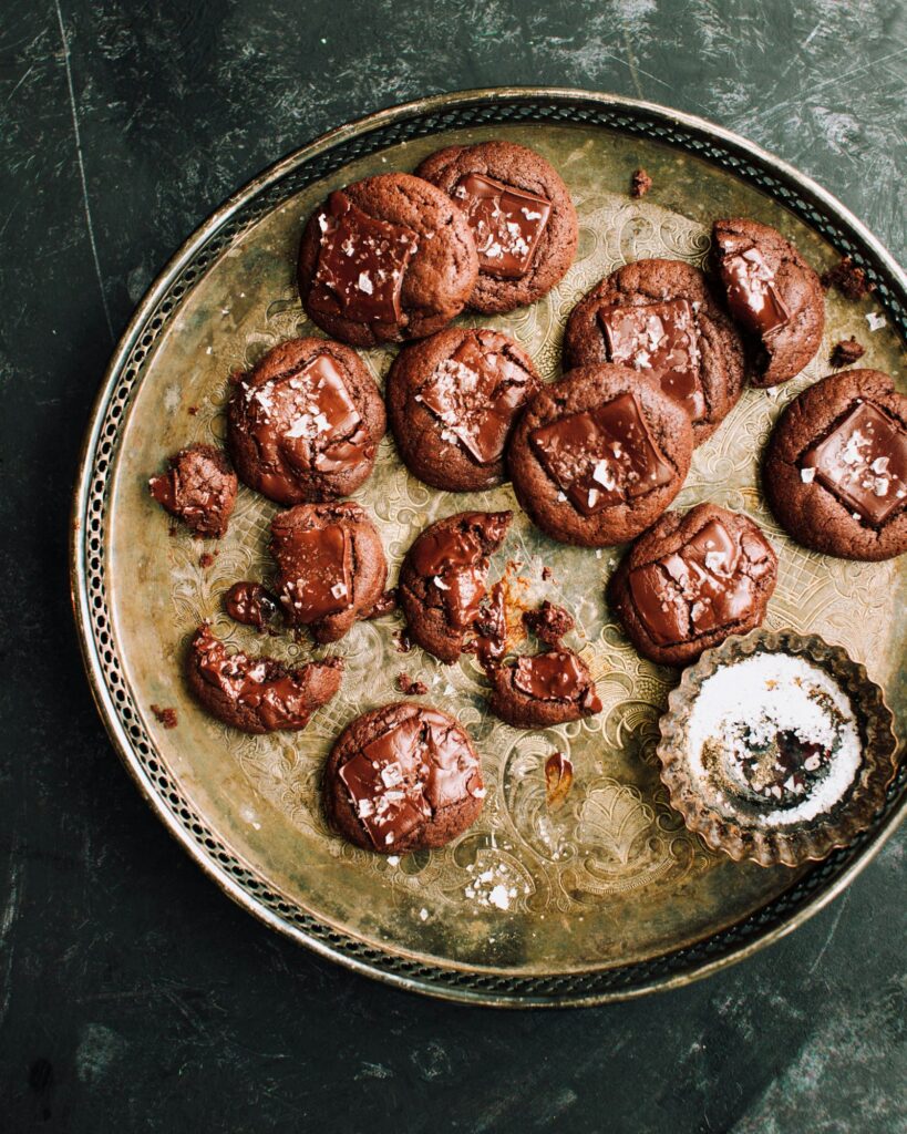 Double Chocolate Mint Cookies Recipe